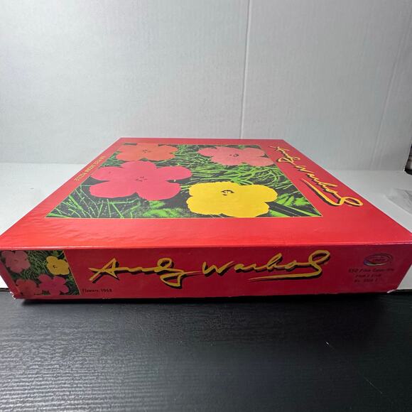 Vintage 1968 andy warhol “flowers” 550-piece jigsaw puzzle - Picture 5 of 7
